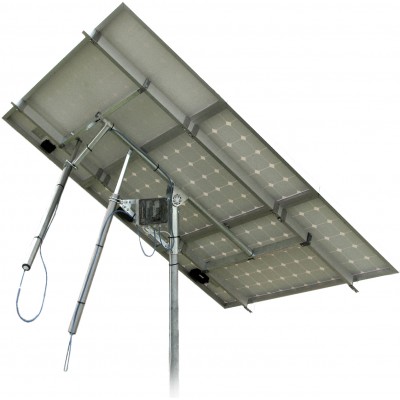 Solar Tracker SM44M1V3P 2-axis with backstructure for 3 panels (0,9 kWp)