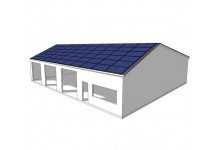 50 kW saulės elekrinė ant metalinio angaro stogo tik 29.000 €