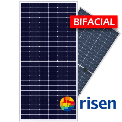 Risen Bifacial 450 W dvipusio veikimo fotovoltinis saulės modulis 